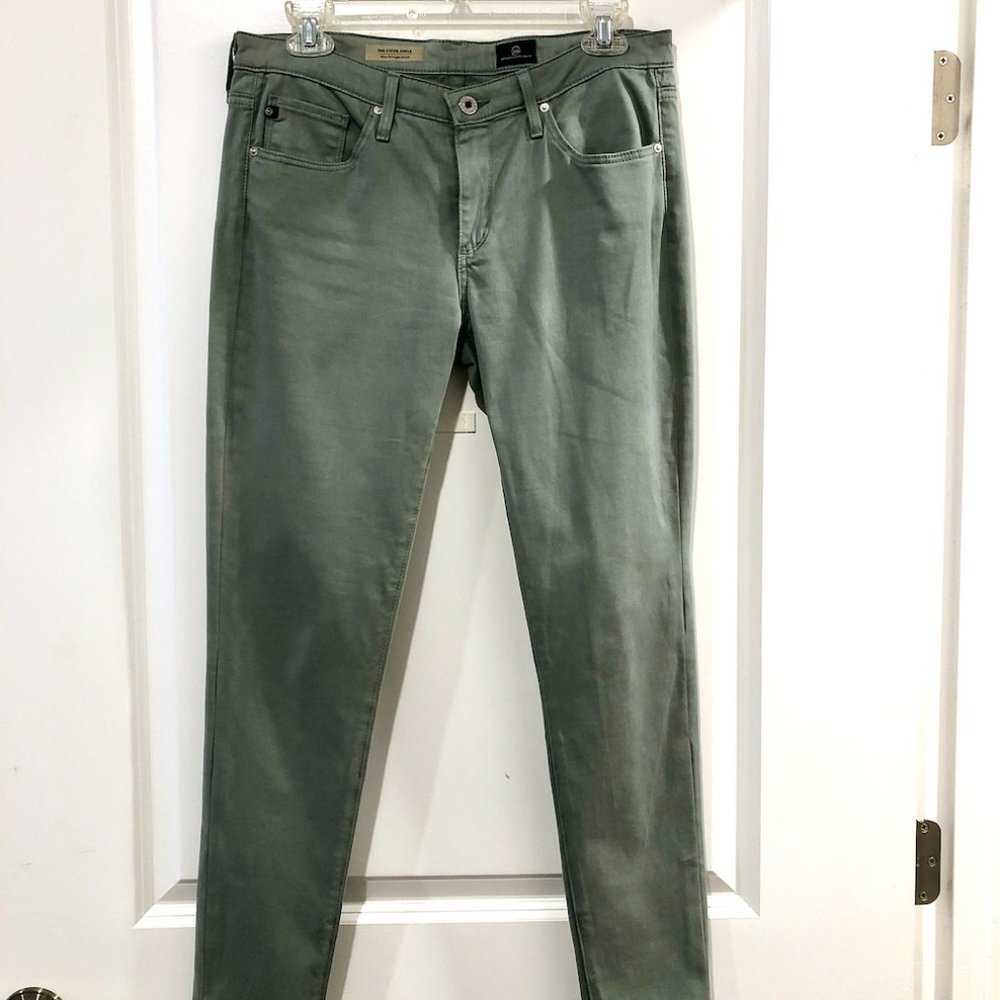 Adriano Goldschmeid The Stevie Ankle Slim Straight Ankle Pants - dusty teal